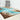 3D Shaggy 009 Brown and Teal Rug