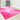 3D Shaggy 009 Pink Rug