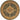Andorra 7138B Gold Round Rug